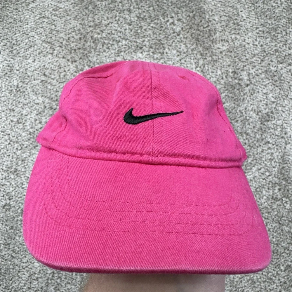 Nike Infant Hat Lot Of 7 Strap Back Black Pink Toddler Kids Youth Atlanta Braves